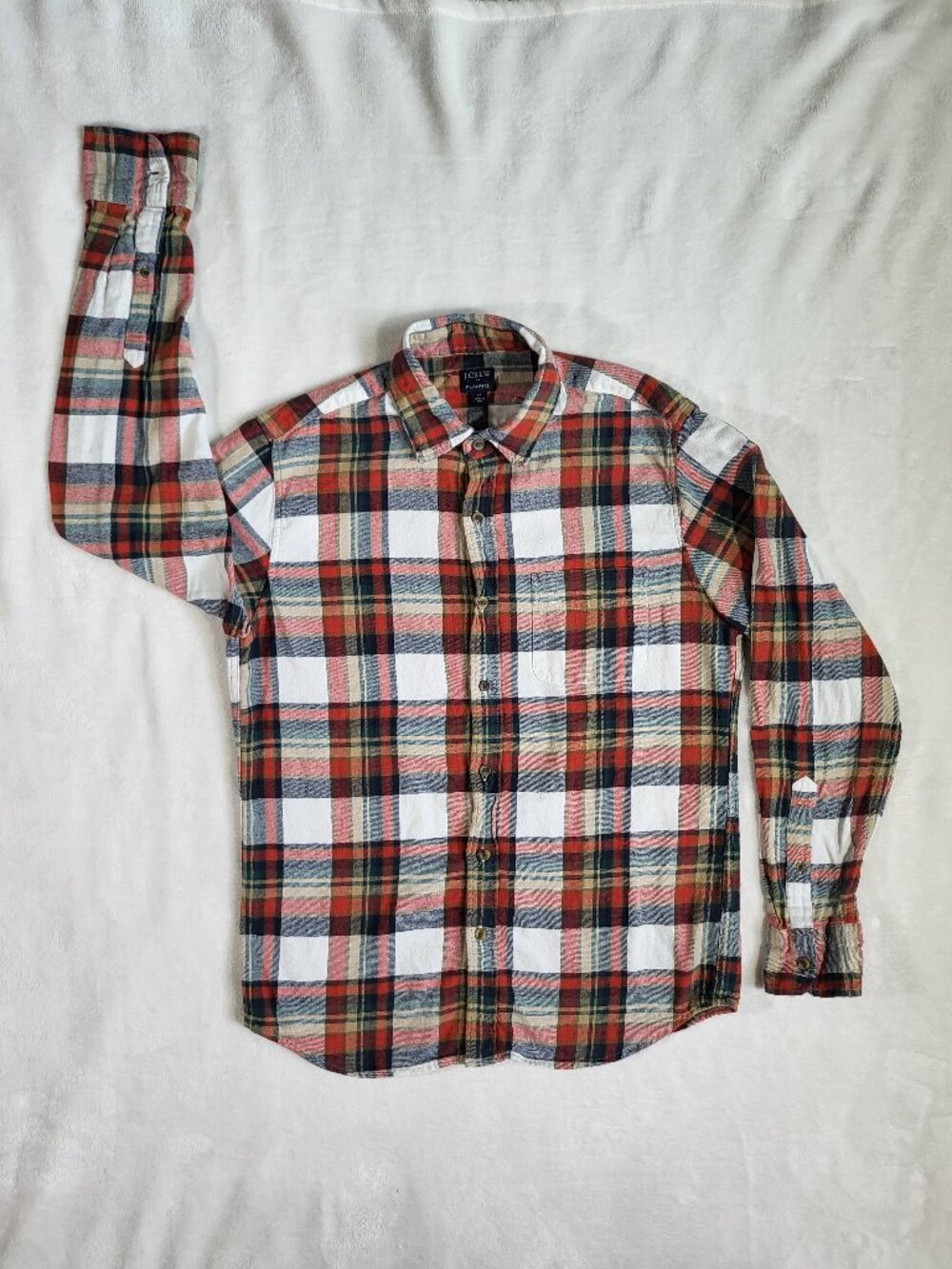 J Crew Flannel Shirt - Size Medium